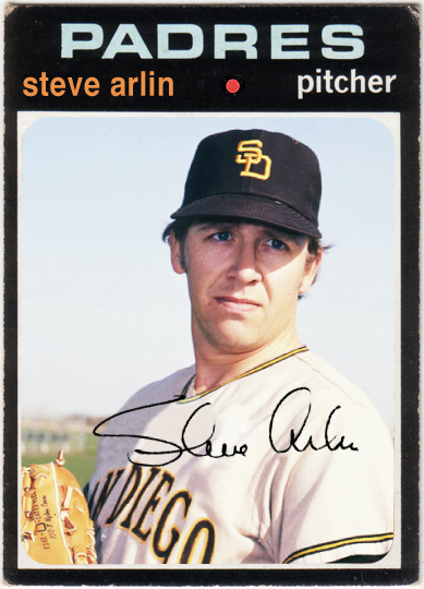 WHEN TOPPS HAD (BASE)BALLS!: NOT REALLY MISSING IN ACTION- 1971 STEVE ARLIN